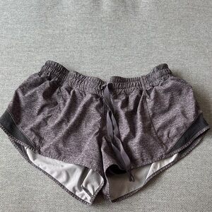 Lululemon Hotty Hot Charcoal Shorts